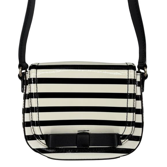 Kate Spade Jade Chelsea Park Striped Patent Leather Bag Crossbody